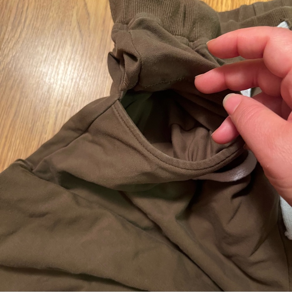 Brown Cotton Blend Pants. - Picture 6 of 8